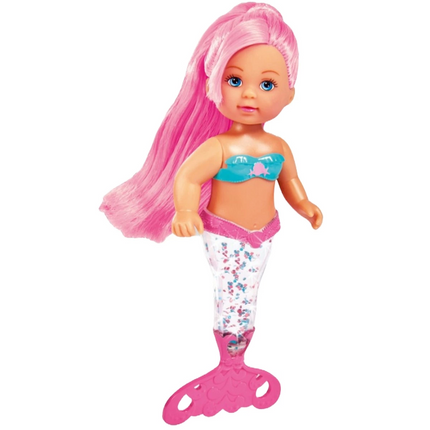 Evi Love Sparkly Mermaid Doll with a Tail Fin that Glows When Shaked SMB-105733482