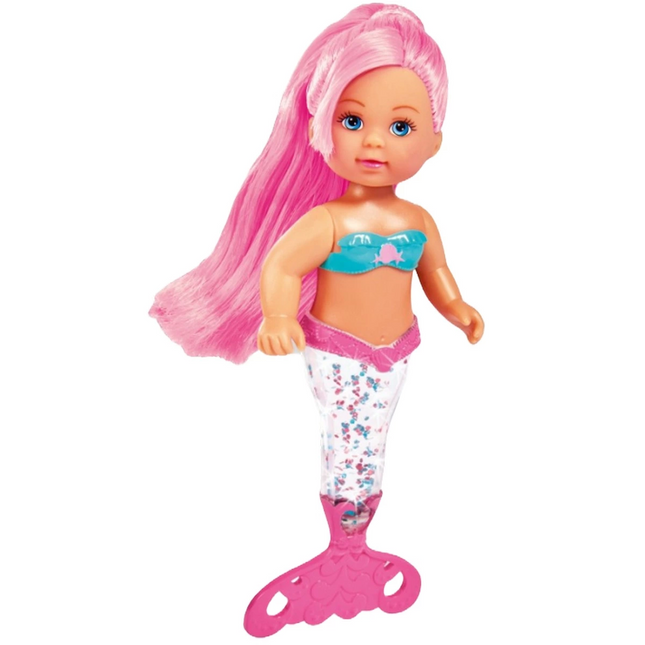 Evi Love Sparkly Mermaid Doll with a Tail Fin that Glows When Shaked SMB-105733482