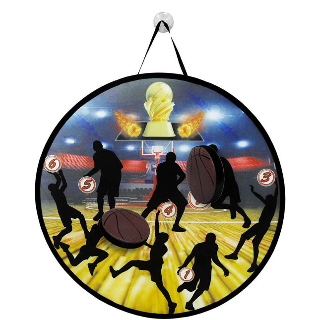 Throw and Stick Basketball Set