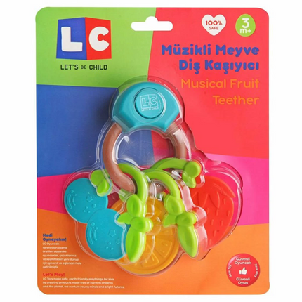 Musical Fruit Teether Rattle