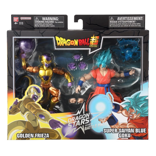 Bandai Super Saiyan Blue Goku vs Golden Frieza Fight Pack 16 cm