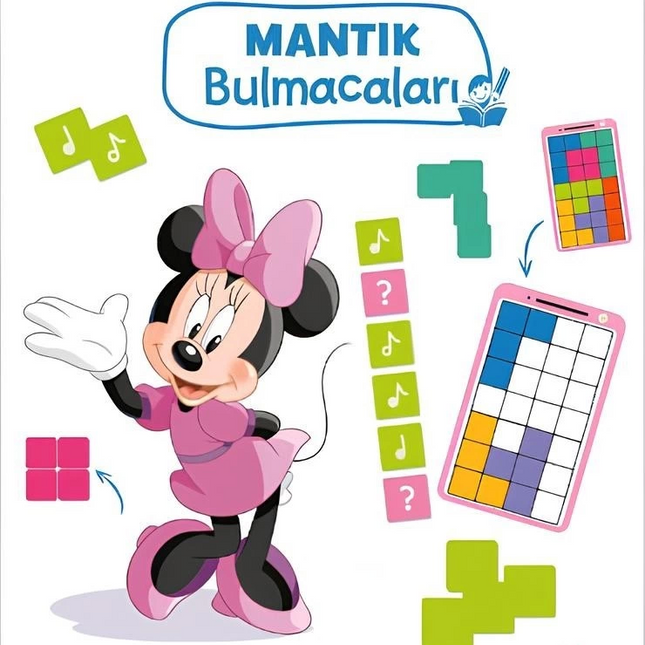 Disney Educational Minnie Sticker Logic Puzzles