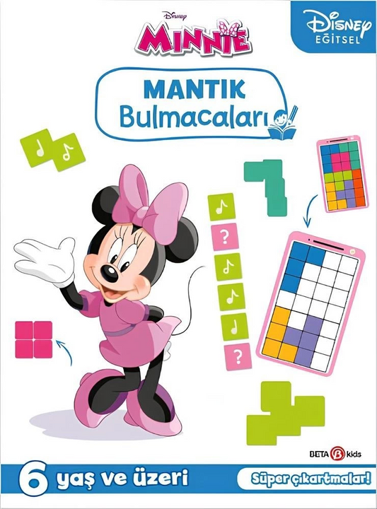 Disney Educational Minnie Sticker Logic Puzzles
