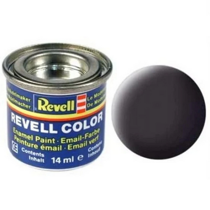Email Color - Tar Black - Matte - Paint 14 ml