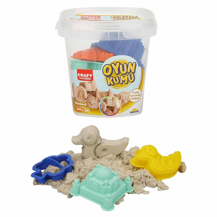 Crafy Play Sand Set Natural 350 g