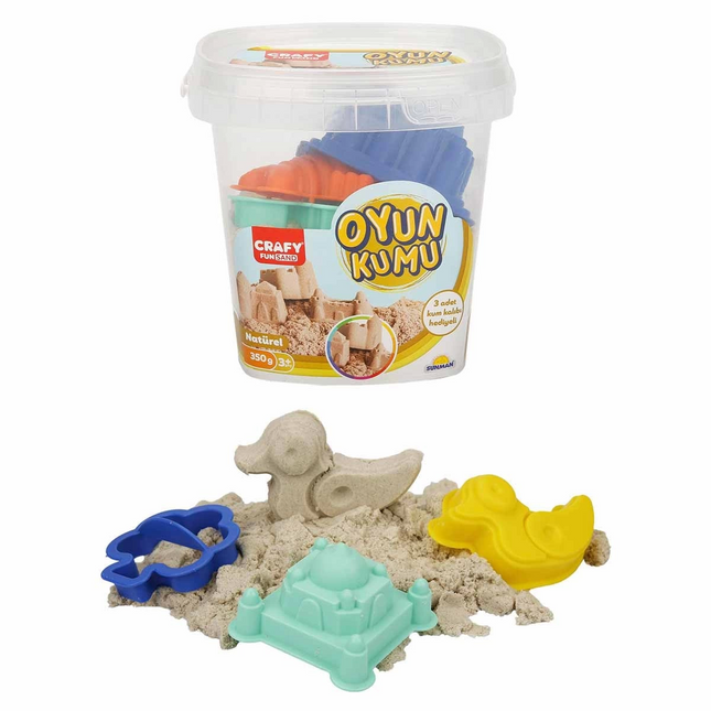 Crafy Play Sand Set Natural 350 g