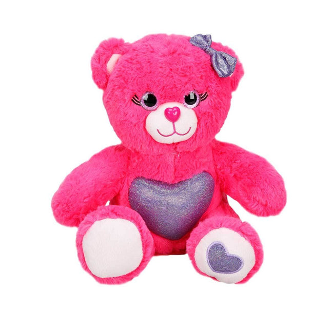Colorful Plush Bear 26 cm.
