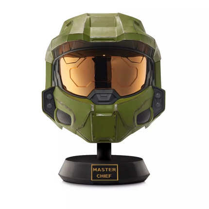 Halo Realistic Master Chief Helmet and Display Stand