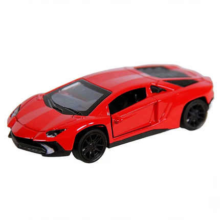 Metal Pull Back Sports Car 4311D