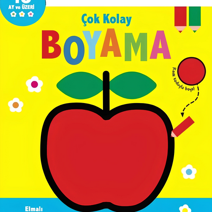 My Very Easy Coloring Apple Picture Book