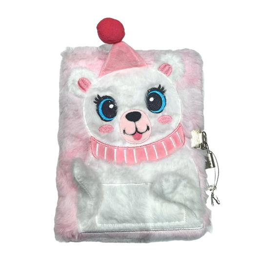 Locked Plush Notebook 15x21