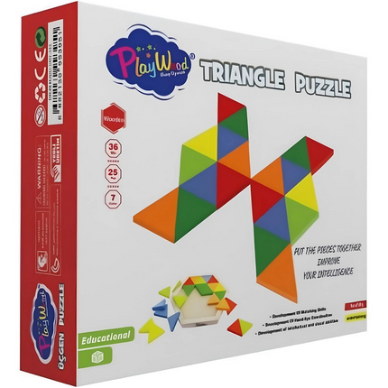 Wooden Triangle Puzzle