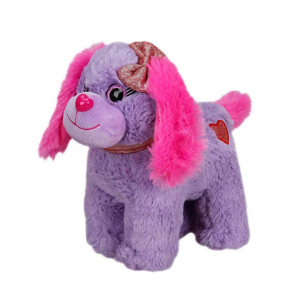 Colorful Plush Dog 25 cm