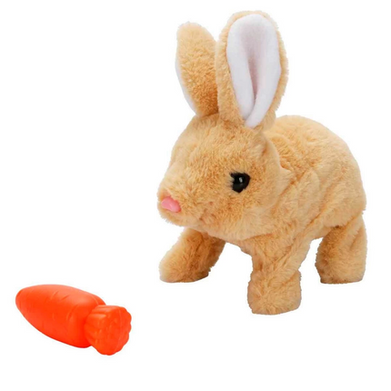 Plush Rabbit with Sound and Motion