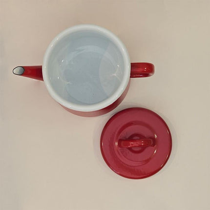 Enamel Teapot Red