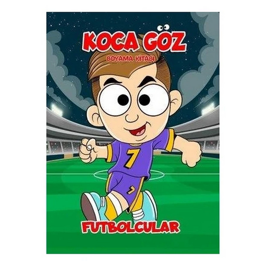 Big Eyed Football Players Coloring Book