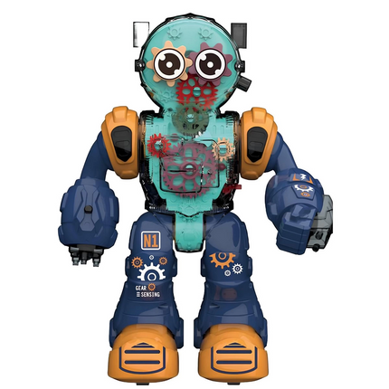 Transparent Robot with Lights and Music