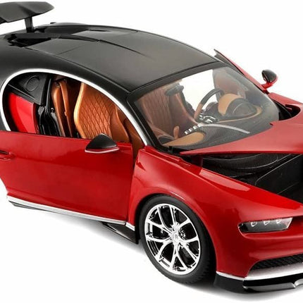 Bburago 1:18 Bugatti Chiron Red Model Car