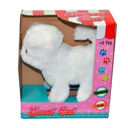 Aya Toys Battery-Operated Plush Cat
