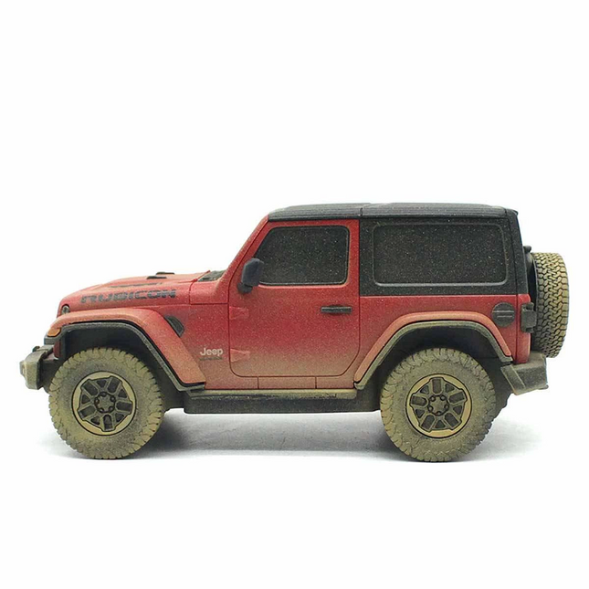 1:24 Jeep Wrangler Rubicon Muddy Remote Control Car