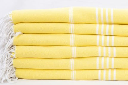 HAVLULAND Turkish Beach Towels Oversized, Quick-Dry &amp; Sand-Free | Lightweight, Absorbent Bath Towels for Travel, Pool, Vacation &amp; Beach | 40” x 72” Bulk Set