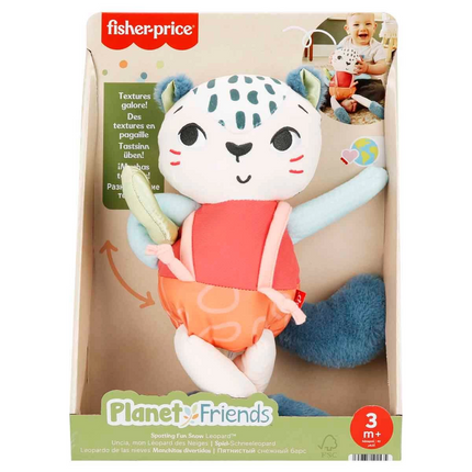 Fisher Price Fun Buddy Snow Leopard Plush HKD64