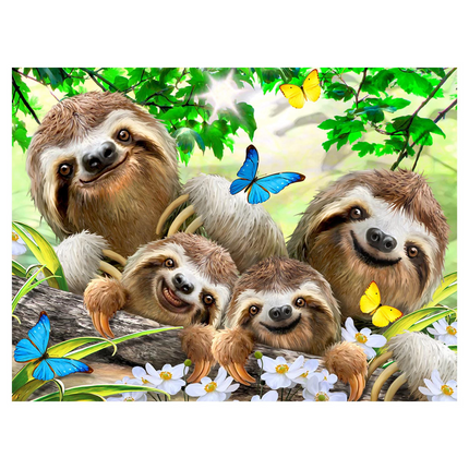 Prime 3D Sloth Plush and Selfie 48 Piece Puzzle 15804