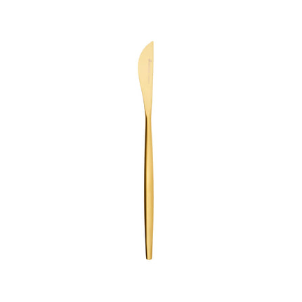 Karaca Orion Gold 30-Piece Cutlery Set, Knives, Forks, Spoons, Cake Forks, Stainless Steel, Cutlery, Table Cutlery Set, Healthy and Hygienic, Modern Design