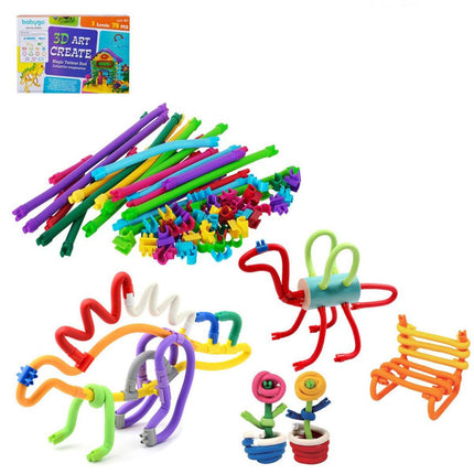 Babygo Constructor Twisting Creation 3D Building Set