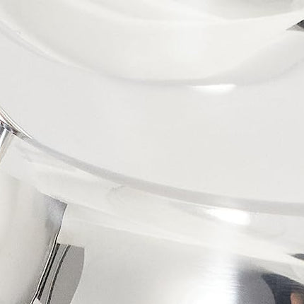 Karaca Adelya Stainless Steel Induction Teapot Set with 0.65L Teapot &amp; 1.1L Tea Kettle, Traditional Turkish Tea Set Brewing System, Dishwasher Safe, Silver