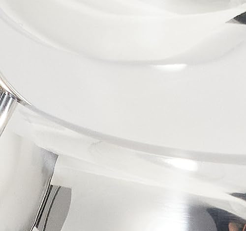 Karaca Adelya Stainless Steel Induction Teapot Set with 0.65L Teapot &amp; 1.1L Tea Kettle, Traditional Turkish Tea Set Brewing System, Dishwasher Safe, Silver