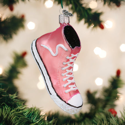Pink High-top Sneakers