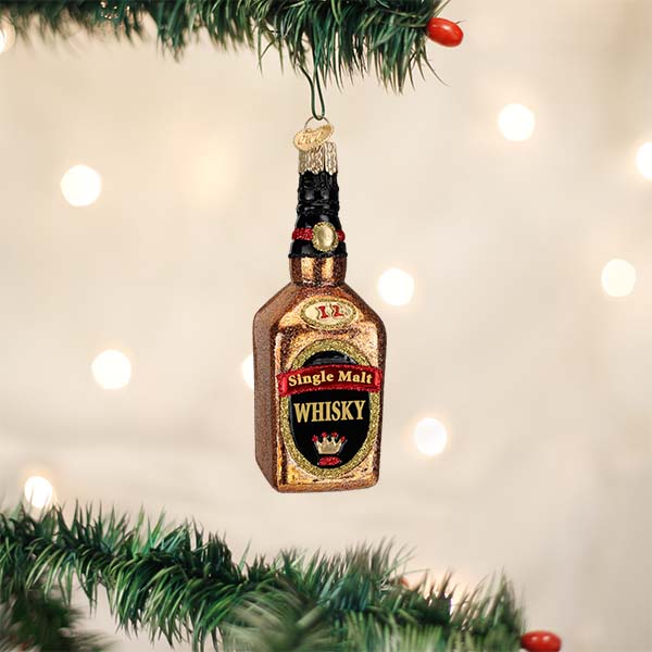 Whiskey Bottle Ornament
