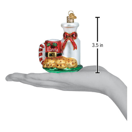 Santa's Milk &amp; Cookies Ornament