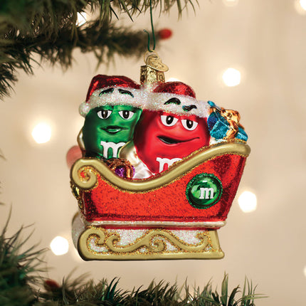M&amp;M'S In Sleigh Ornament