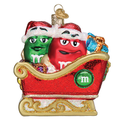 M&amp;M'S In Sleigh Ornament