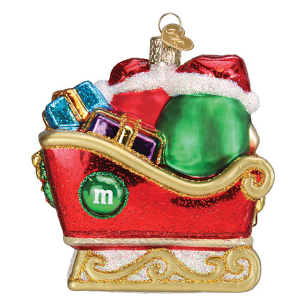 M&amp;M'S In Sleigh Ornament