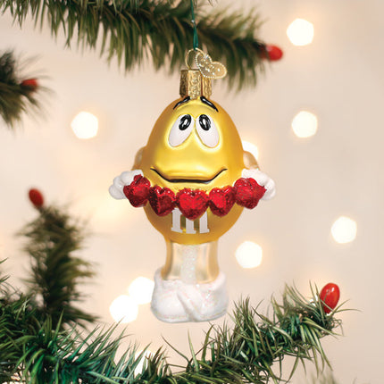 M&amp;M'S Yellow Love You Ornament