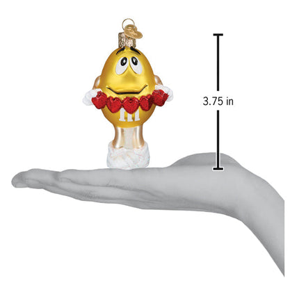 M&amp;M'S Yellow Love You Ornament