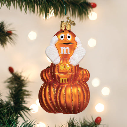 M&amp;M'S Orange Autumn Ornament
