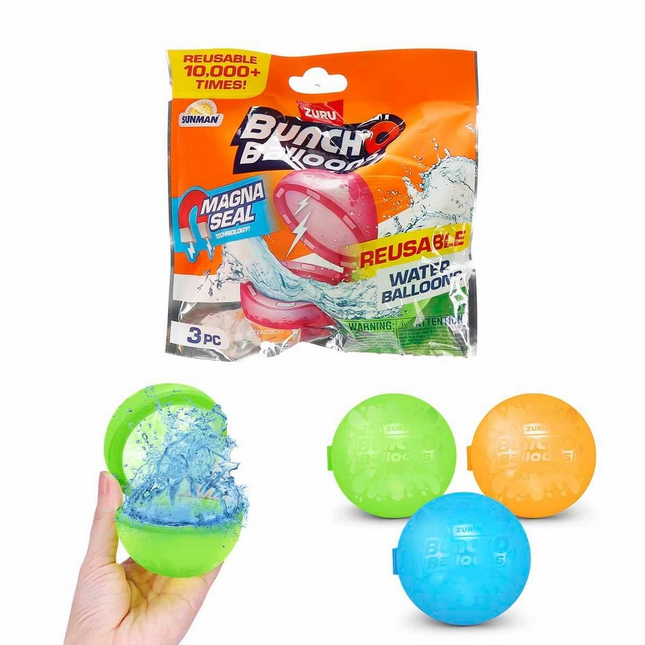 Bunch O Balloons Reusable 3-Pack Water Balloons