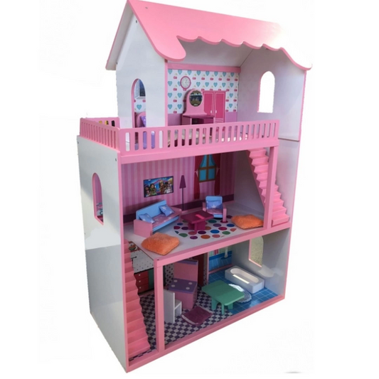 3-Story Wooden Playhouse Set
