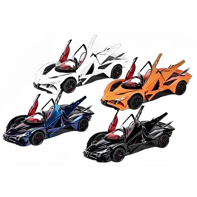 Metal Model Car with Sound and Lights