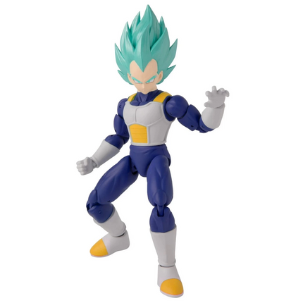 Bandai Dragon Ball Super Saiyan Blue Vegeta Posable Figure 16 cm