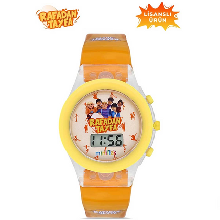 MiniFlak Licensed Rafadan Tayfa RF7210 Yellow Light Children's Wristwatch