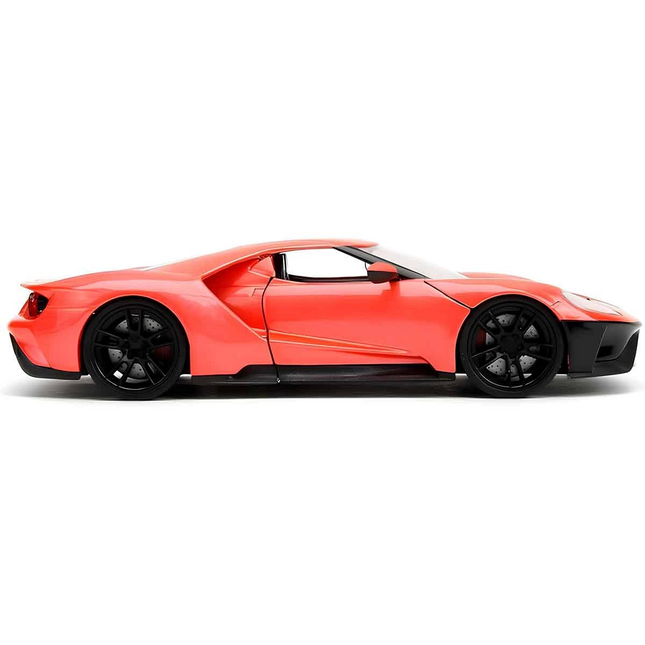 1:24 Jada Pink Slips 2017 Ford GT Metallic Orange Model Car