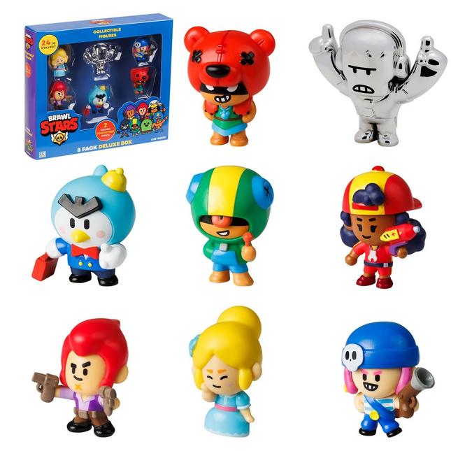 Brawl Stars 8-Piece Deluxe Figure