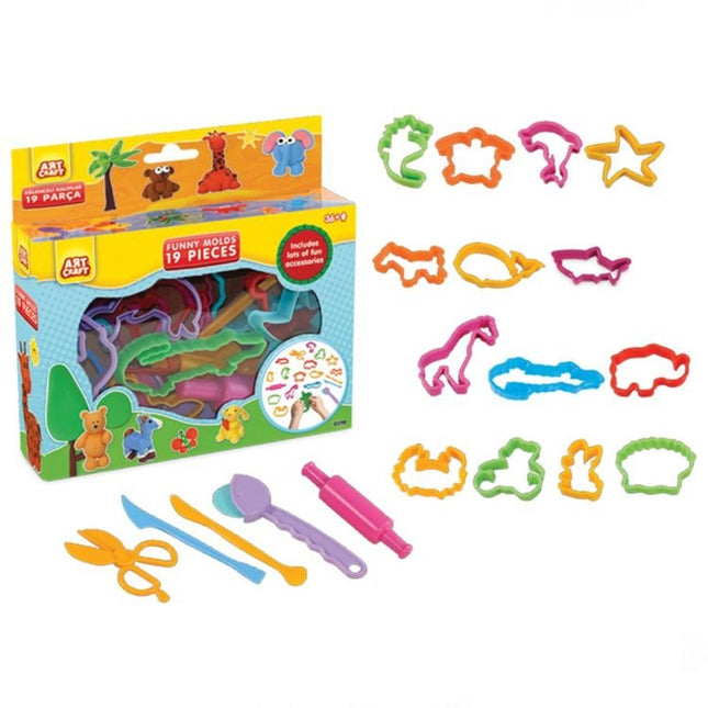 Dede Art Craft Fun Molds 19 Pieces