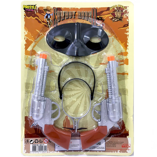 Cowboy Rodeo Spurs Color Card Cowboy Set