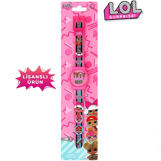 MiniFlak Licensed LOL Surprise LOL7153 Kids Wristwatch